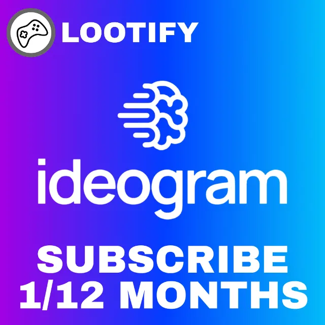 Ideogram AI Basic, Plus, Pro | Подписка 1-12 месяцев