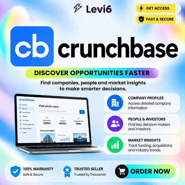 Crunchbase Pro 7 -дневный общий аккаунт премиум -класса