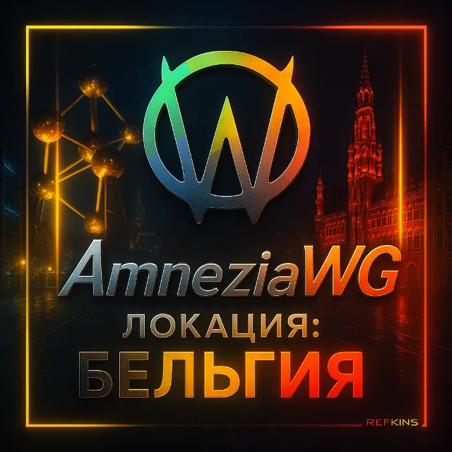 VPN ВПН AMNEZIA 2.0 ЛИЧНЫЙ БЕЛЬГИЯ AMNEZIAWG БЕЗЛИМИТ PREMIUM РОУТЕР КИНЕТИК МИКРОТИК