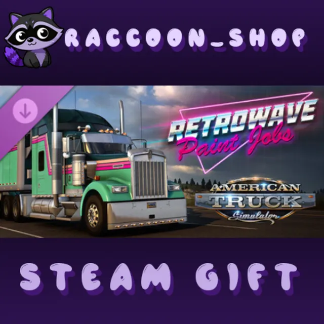 American Truck Simulator - Retrowave Paint Jobs Pack DL