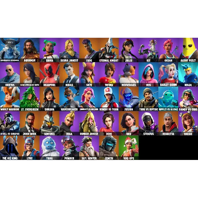 FORTNITE 47+ ОБЛИЦОВ АККАУНТ|OG NINJA JOHN WICK| +ПОЧТА