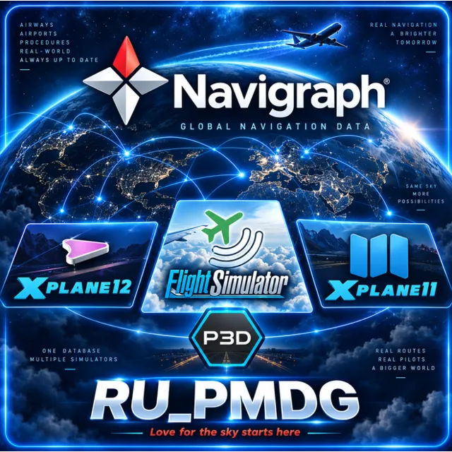 Navigraph Ultimate "PRO" for MSFS20/24, X-Plane 11/12, P3D