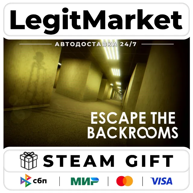 Escape the Backrooms / Steam AUTO / РУ+МИР