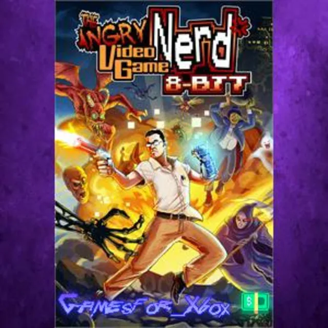 ☀️Angry Video Game Nerd 8-bit XBOX