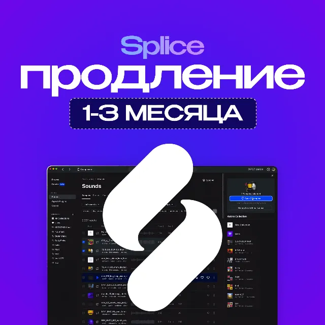SPLICE 1-3 МЕСЯЦА, ПРОДЛЕНИЕ НА СТАРЫЙ АККАУНТ | SOUNDS+ &amp; CREATOR
