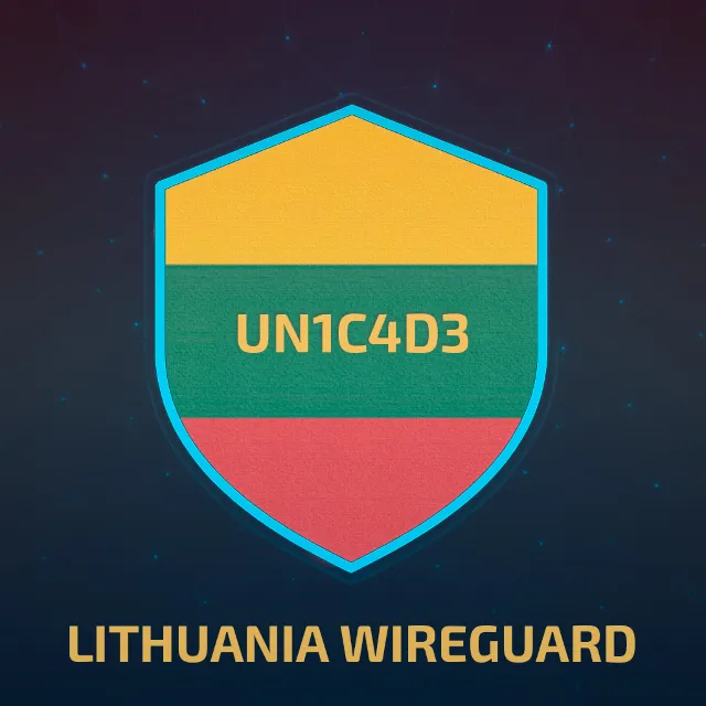 🌍 ЛИТВА WIREGUARD VPN