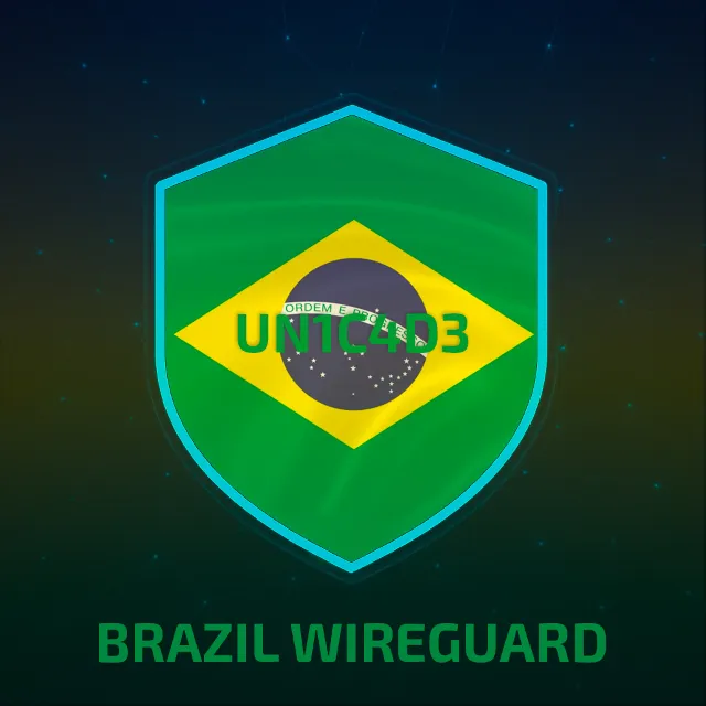 🌍 БРАЗИЛИЯ WIREGUARD VPN
