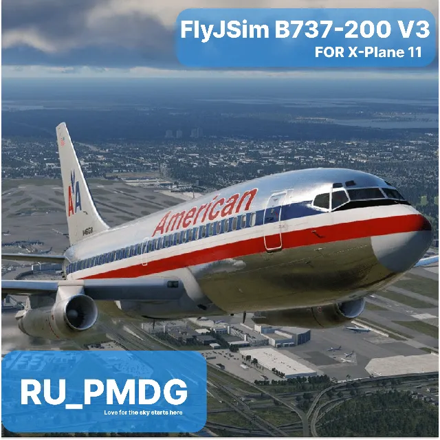 FlyJsim Boeing 737-200 V3 for X-Plane 11