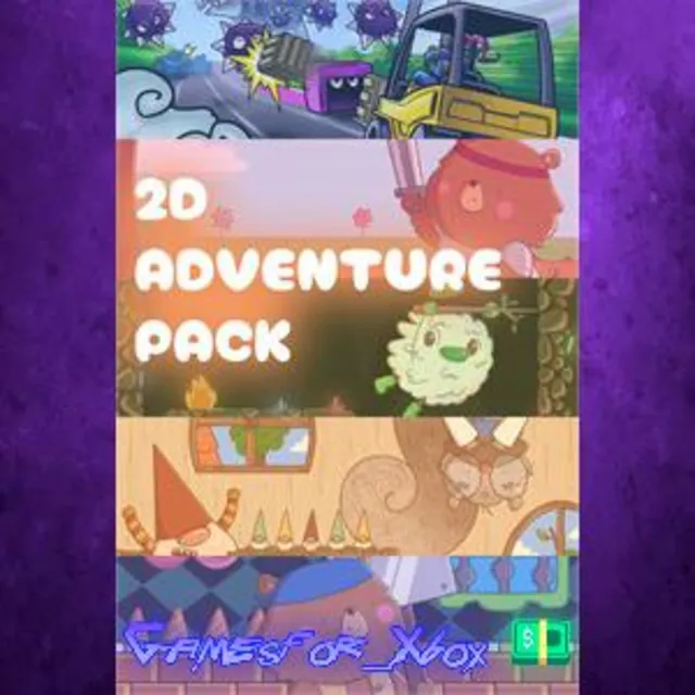 ☀️2D Adventures Pack - 15 in 1 - Sweet Bread Games XBOX