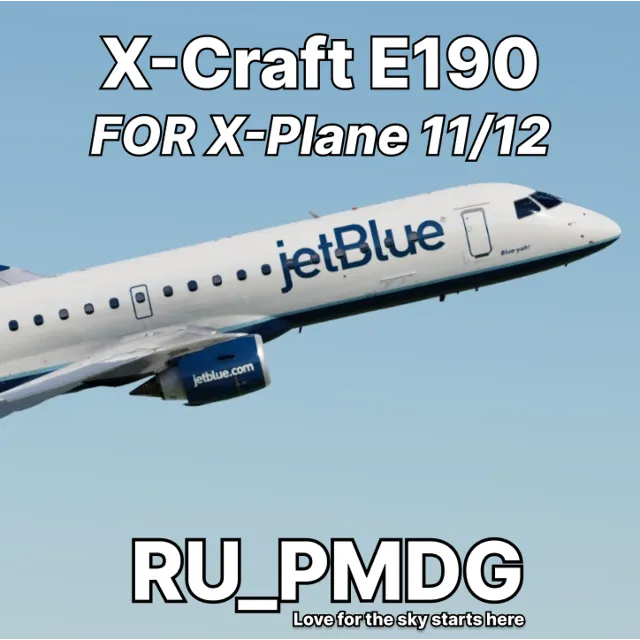 X-Craft E190 for X-Plane 11/12