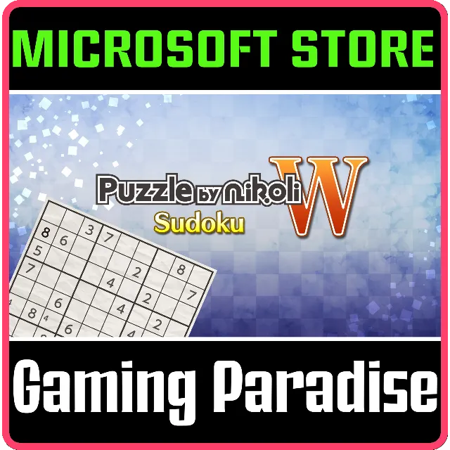PUZZLE BY NIKOLI W SUDOKU (WINDOWS) PC (WIN) КЛЮЧ/КОД