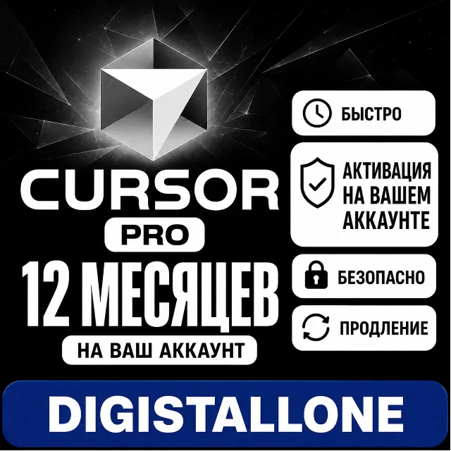 Cursor Pro | 12 месяцев | Активация на вашем аккаунте | Полная гарантия
