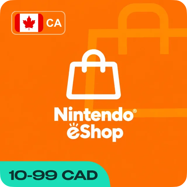 NINTENDO ESHOP GIFT CARD КАНАДА 10-99 CAD КОД 24/7