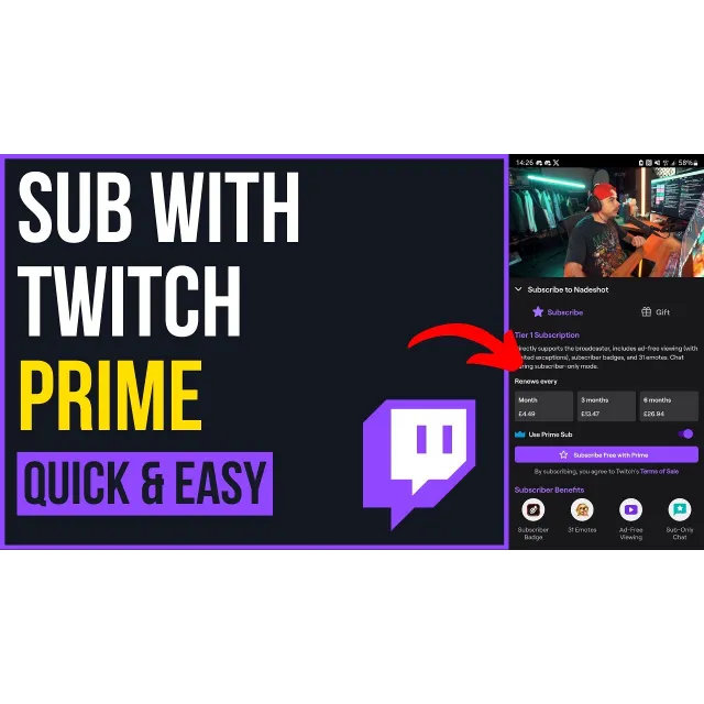 🟢 🟢 🟢  TWITCH Prime Subs VHQ 1-2.5$ Returns 🟢 🟢 🟢
