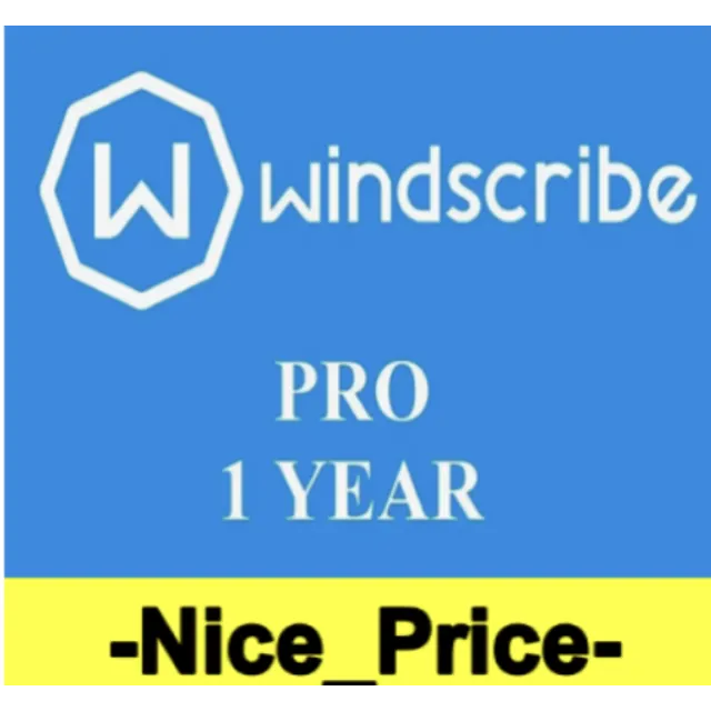 💎Windscribe VPN PRO🌎БЕЗЛИМИТ на 1 ГОД💎