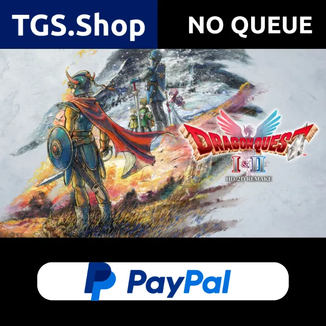 DRAGON QUEST I &amp; II HD-2D Remake + DRAGON QUEST III ⚡NO QUEUE⚡PAYPAL