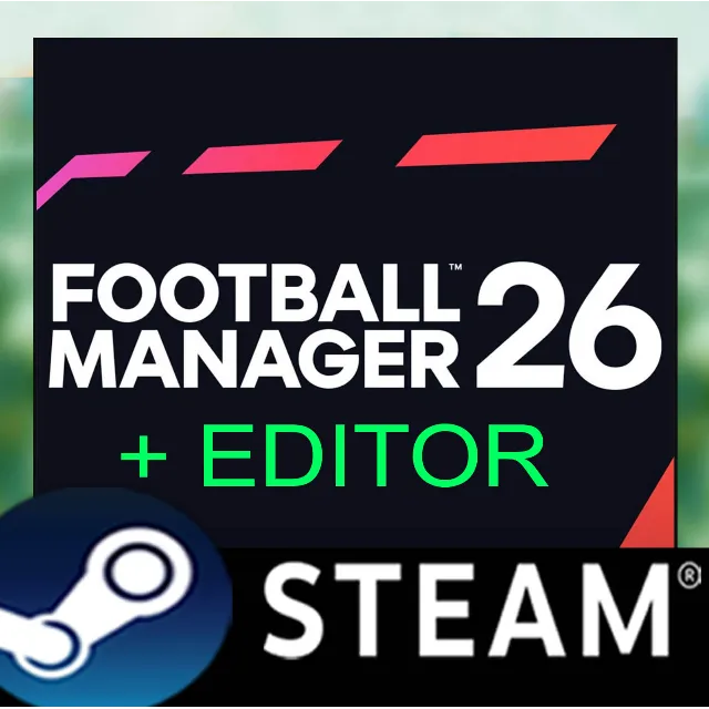 FOOTBALL MANAGER 26 + ВНУТРИИГРОВОЙ РЕДАКТОР・STEAM・PC