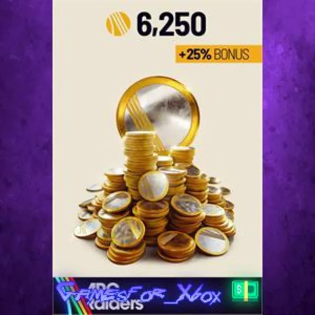 ☀️6,250 Raider Tokens XBOX DLC