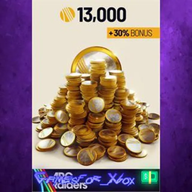 ☀️13,000 Raider Tokens XBOX DLC