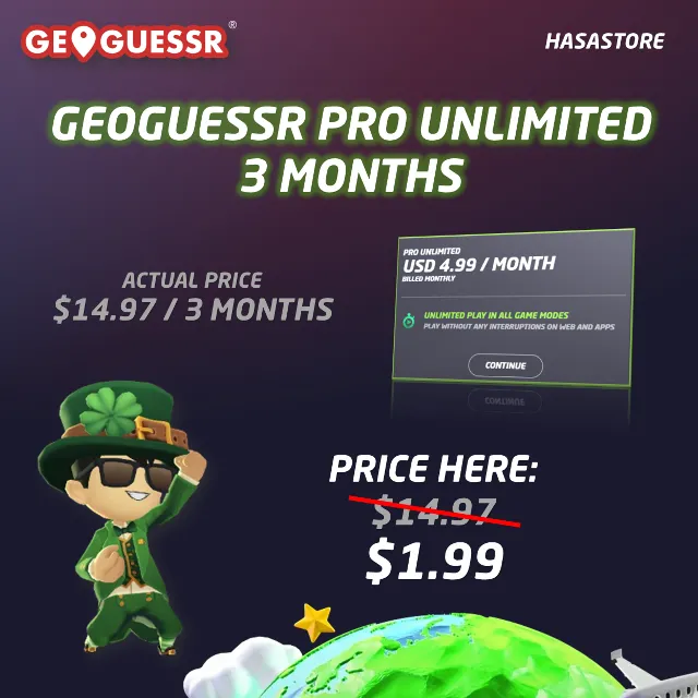 ✅GeoGuessr Pro Unlimited | Подписка на 3 месяца ⭐⭐