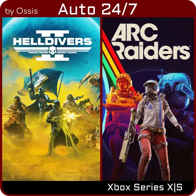 24/7 XBOX ARC Raiders, HELLDIVERS 2