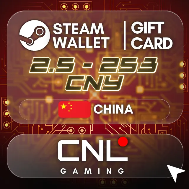 Steam Wallet China 2.5 - 340 CNY | Подарочные карты