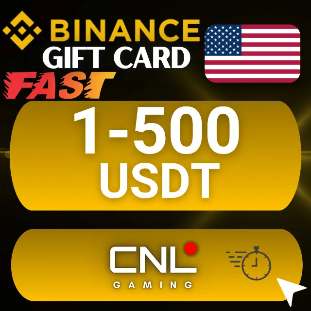 АВТО | Подарочная карта Binance USDT на 1–500 $