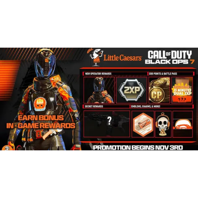 Call of Duty Black Ops 7 Little Caesars Operator Skin