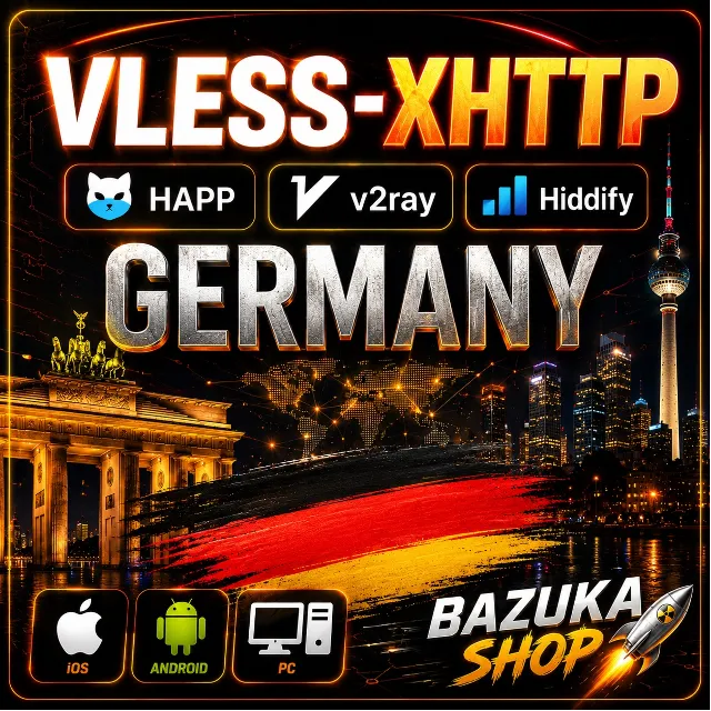 VPN ГЕРМАНИЯ VLESS 3 УСТРОЙСТВА 27 ЛОКАЦИЙ ВПН ЛИЧНЫЙ VPN PREMIUM VPN БЕЗЛИМИТ