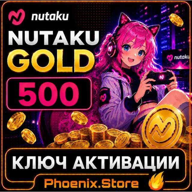 ДЛЯ РОССИИ · Nutaku 500-30000 золота · Карта оплаты · Gold коды