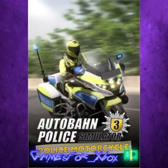☀️Autobahn Police Simulator 3 - Police Motorcycle XBOX DLC