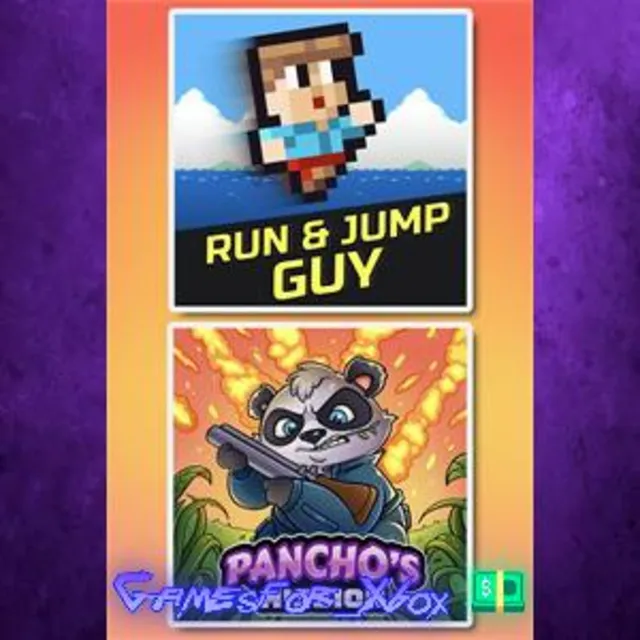 ☀️Chepurniy Games Bundle Run &amp; Jump Guy + Pancho’s Mission + Boned Again: Surviv XBOX
