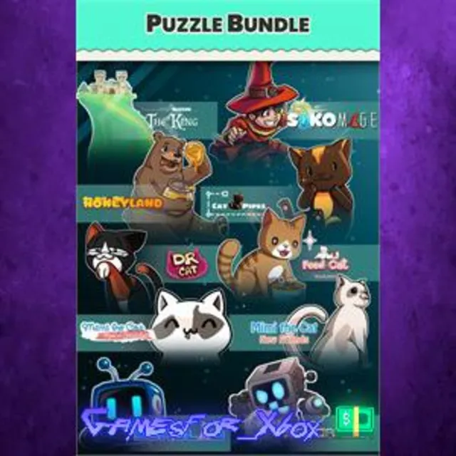 ☀️Puzzle Bundle Windows - Sokorobot, Mimi the Cat - New Friends, Mimi the Cat Mi WIND