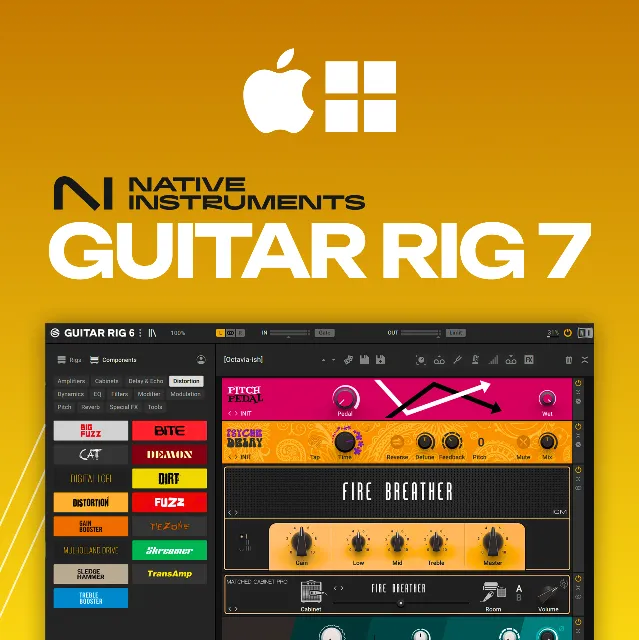 Native Instruments Guitar Rig 7 LE [КЛЮЧ АКТИВАЦИИ] Автовыдача 24/7