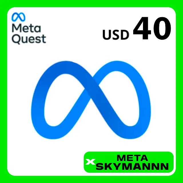 META QUEST 40$ USD США КАРТА ПОПОЛНЕНИЯ АВТО 24/7