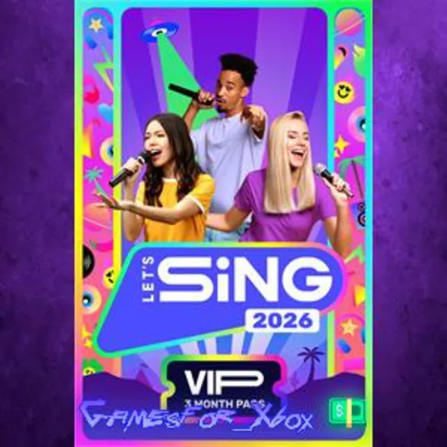 ☀️Lets Sing 2026 - 3 Month VIP Pass XBOX DLC