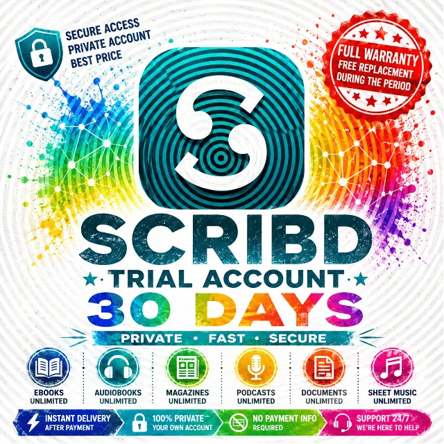 SCRIBD PRO TRIAL 30 ДНЕЙ | ЛИЧНЫЙ АККАУНТ