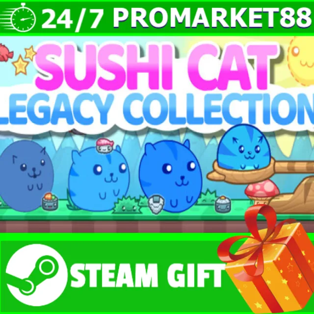️ВСЕ СТРАНЫ+РОССИЯ️ Sushi Cat Legacy Collection STEAM