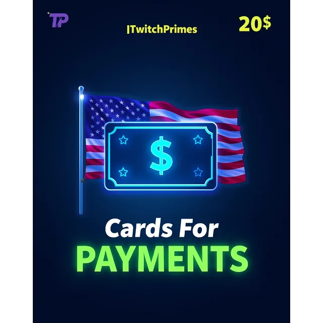 🚀20$ Карта для оплат Любых зарубежных сервисов 💳