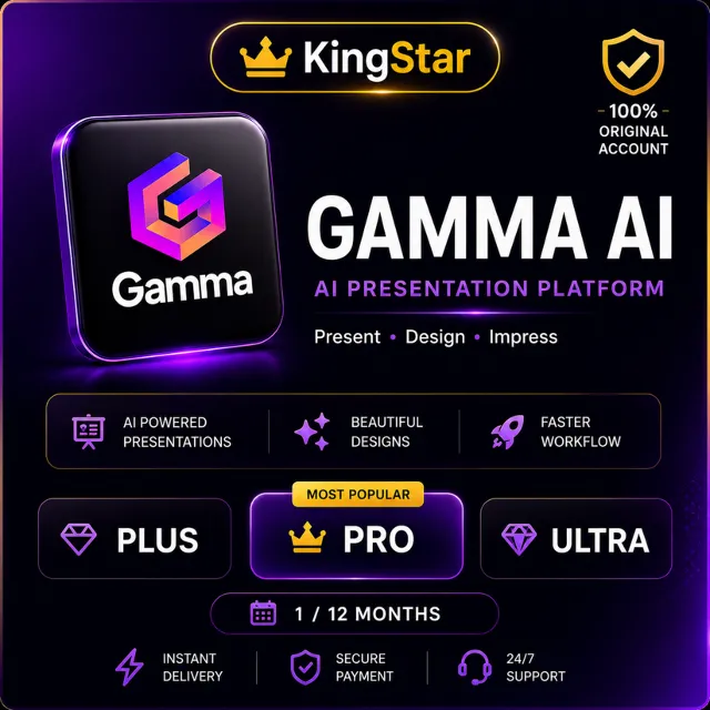 GAMMA.APP AI PLUS / PRO ПОДПИСКА/ПРОДЛЕНИЕ БЫСТРО