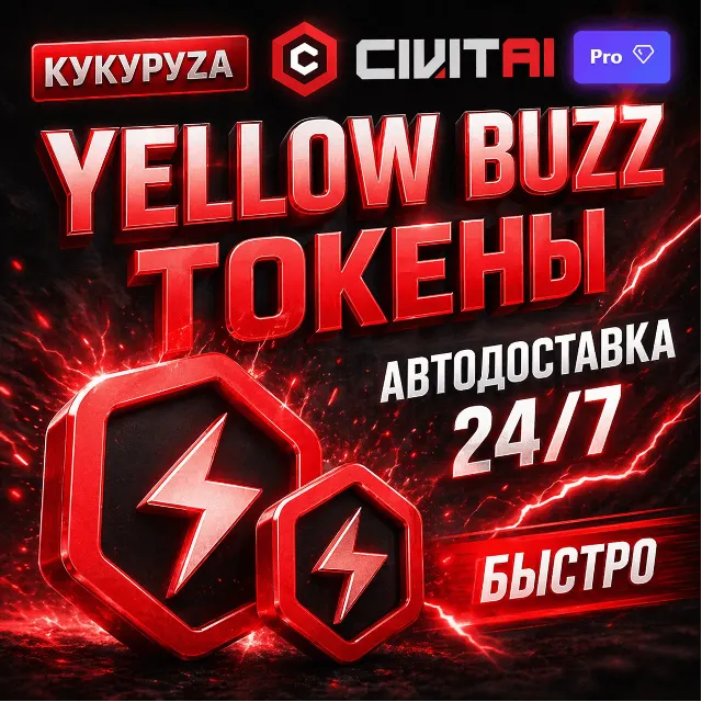CIVITAI BUZZ ТОКЕНЫ | АВТОПОПОЛНЕНИЕ 24/7 | БЕЗ ВХОДА | CIVIT AI