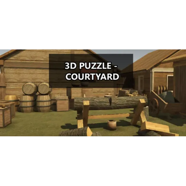 3D PUZZLE - Courtyard (STEAM KEY/REGION FREE)