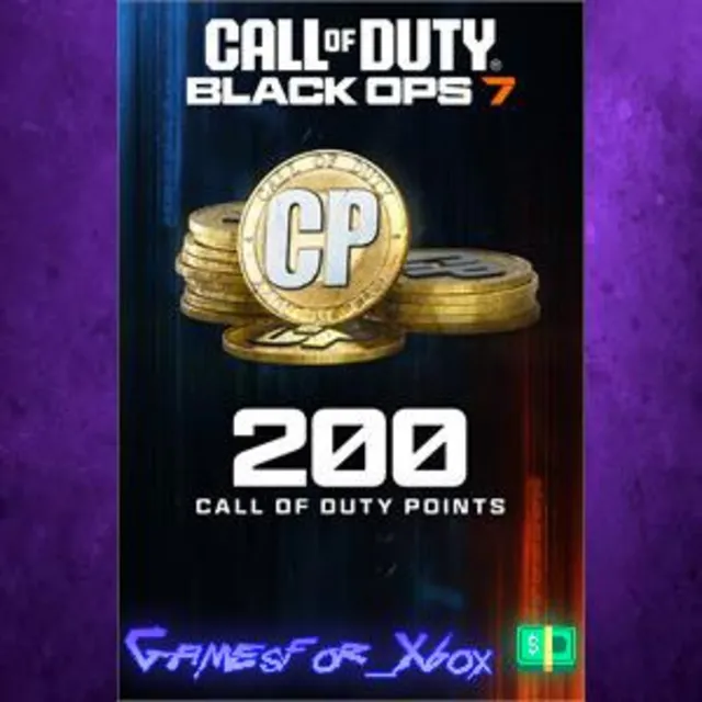 ☀️200 Black Ops 7 or Call of Duty Warzone Points XBOX DLC