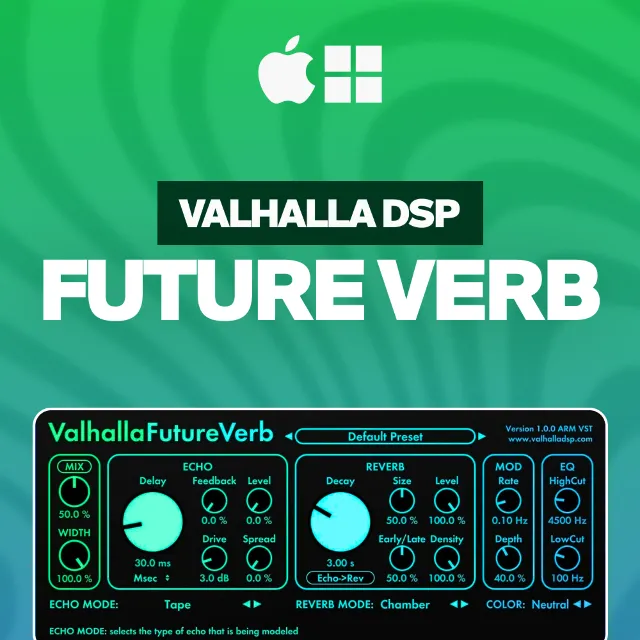 Valhalla DSP FutureVerb [ЛИЦЕНЗИЯ] Быстрая выдача