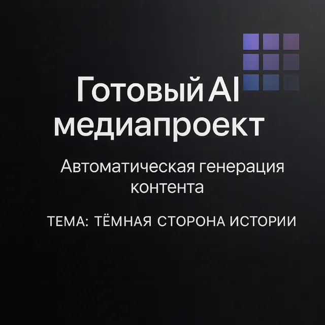 AI Медиапроект "темная сторона истории"