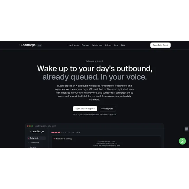 XLeadForge Pro – Доступ к бета-версии на 1 год&nbsp;— активация вашей учетной записи
