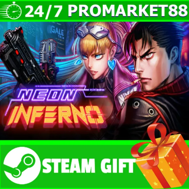 ️ВСЕ СТРАНЫ+РОССИЯ Neon Inferno STEAM GIFT