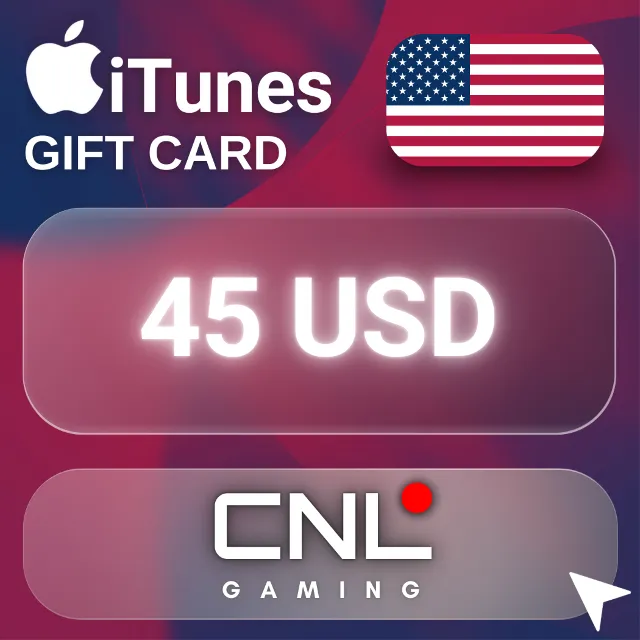 24/7 AUTO | Apple &amp; iTunes 45 долларов США (подарочная карта)