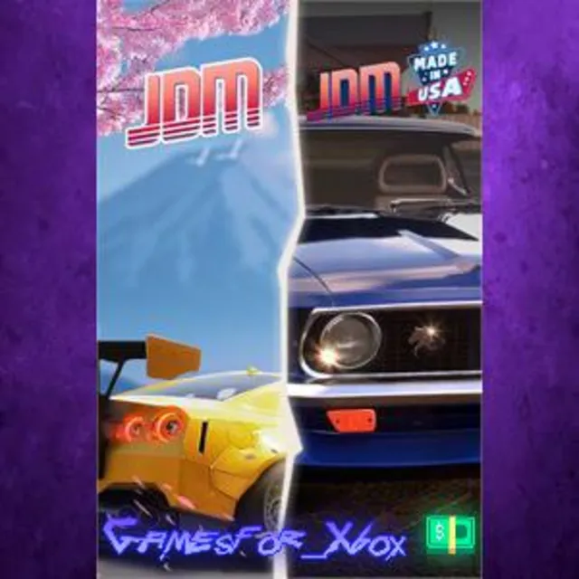 ☀️JDM Japanese Drift Master &amp; JDM: Made In USA XBOX