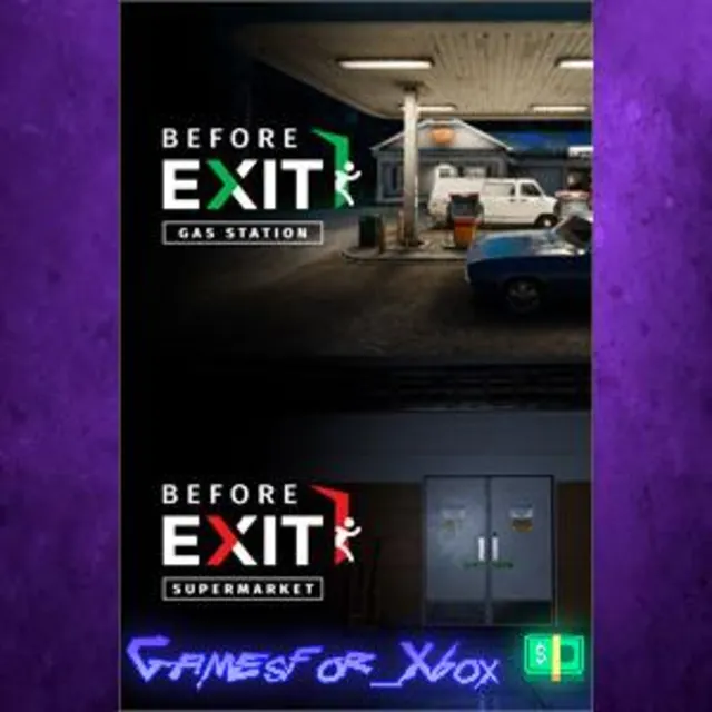 ☀️Before Exit  Gas Station + Before Exit : Supermarket bundle XBOX